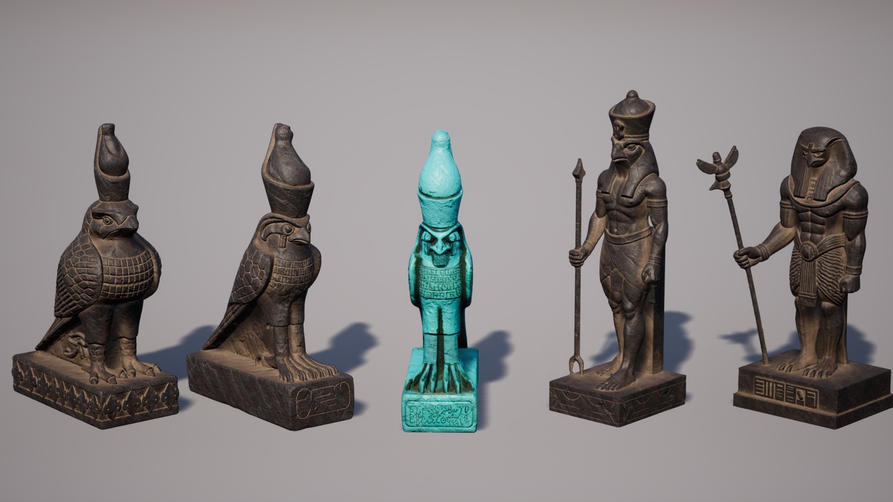 Media 1 for listing π¦
Horus Statue Pack 04 β Ancient Egyptian Falcon God 3D Collection