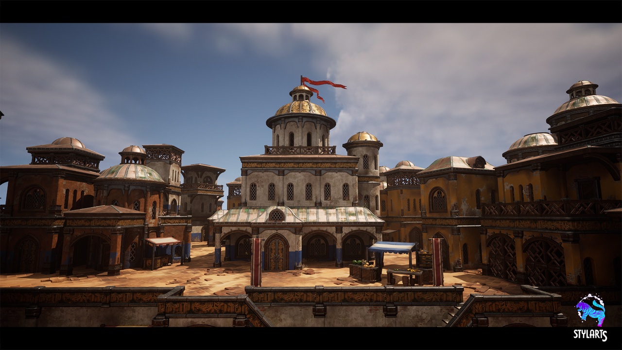 Media 1 for listing Stylized Desert Bazaar ( Stylized Stylised Desert Desert Bazaar Building City )