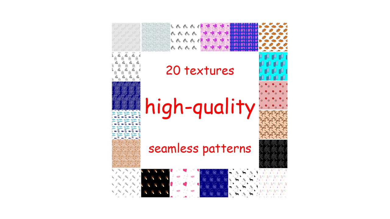 Media 1 for listing Patterns, high-quality seamless textures 8