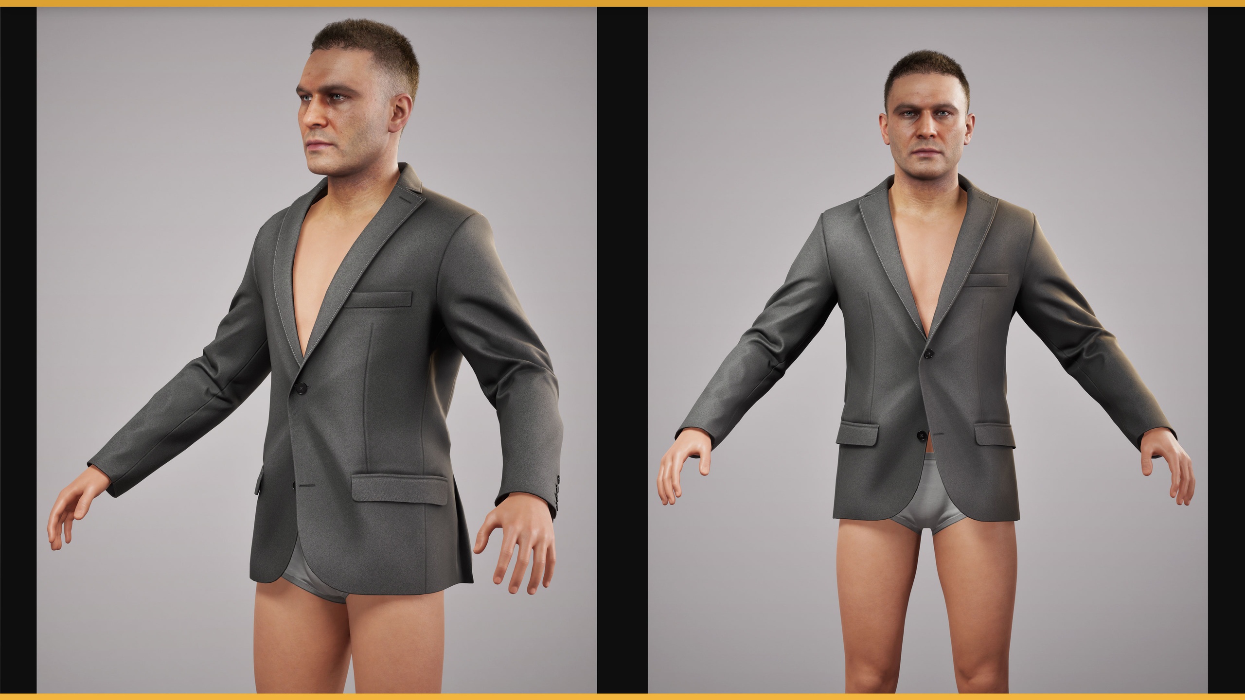 Media 1 for listing Business Jacket  For Metahumans - MHPKG
