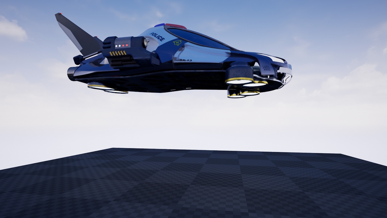 Media 1 for listing Sci Fi Police Vehicle