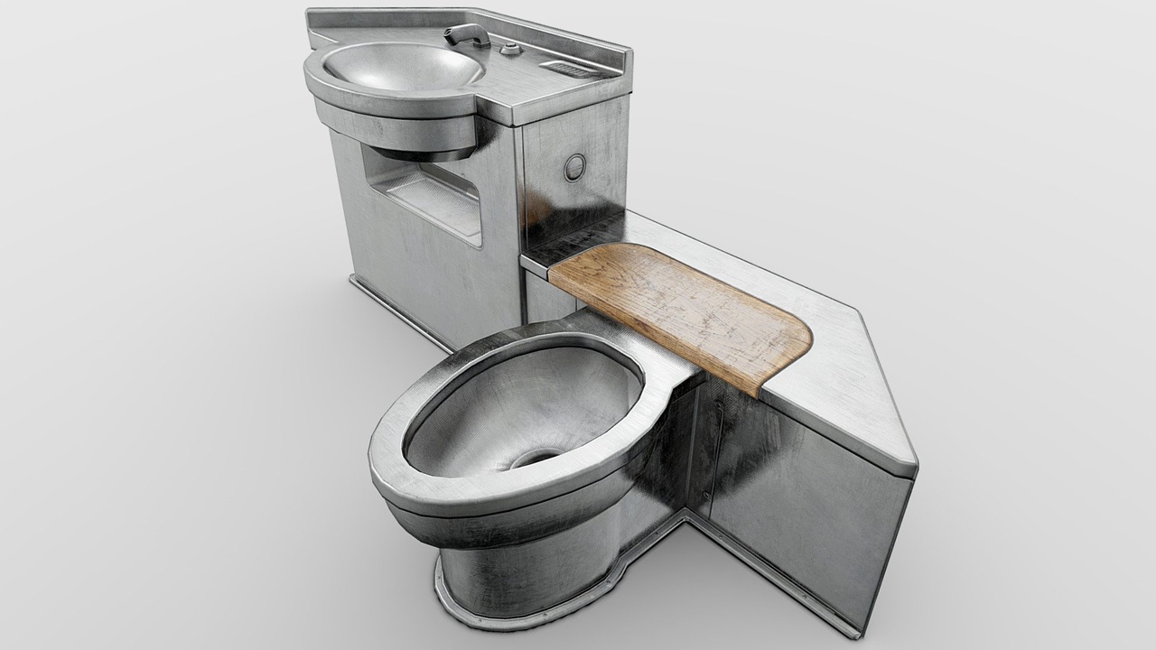 Media 1 for listing Prison Sink Toilet Wall Unit