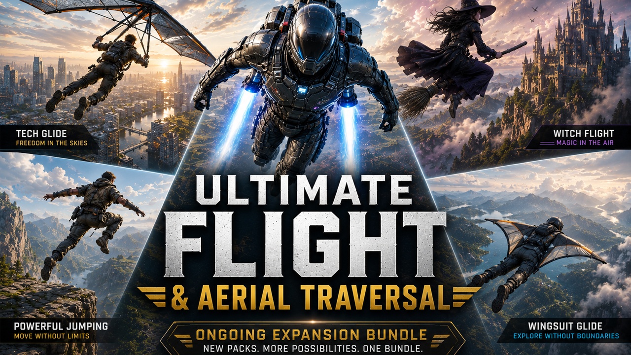 Media 1 for listing Ultimate Flight & Aerial Traversal Bundle