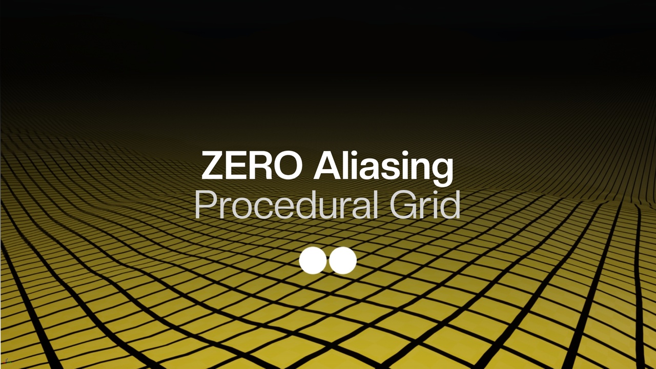 Media 1 for listing Zero Aliasing Procedural Grid
