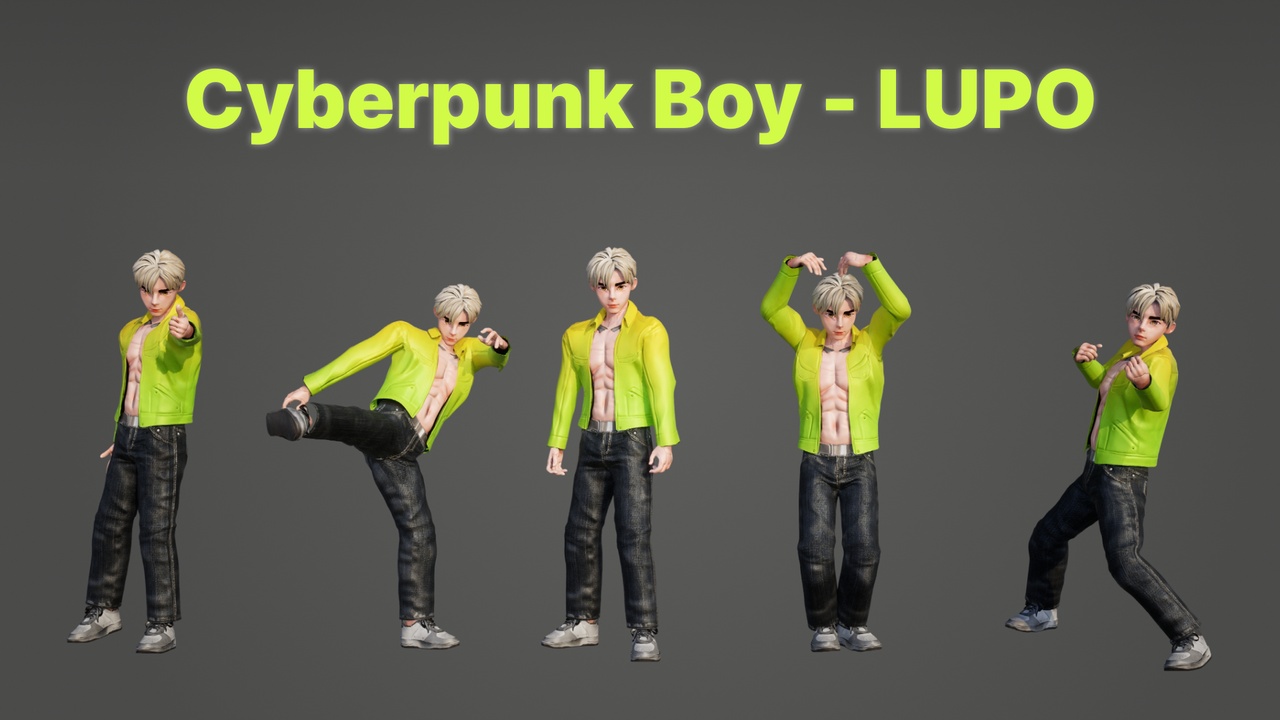Media 1 for listing Cyber Kpop Boy “Lupo”