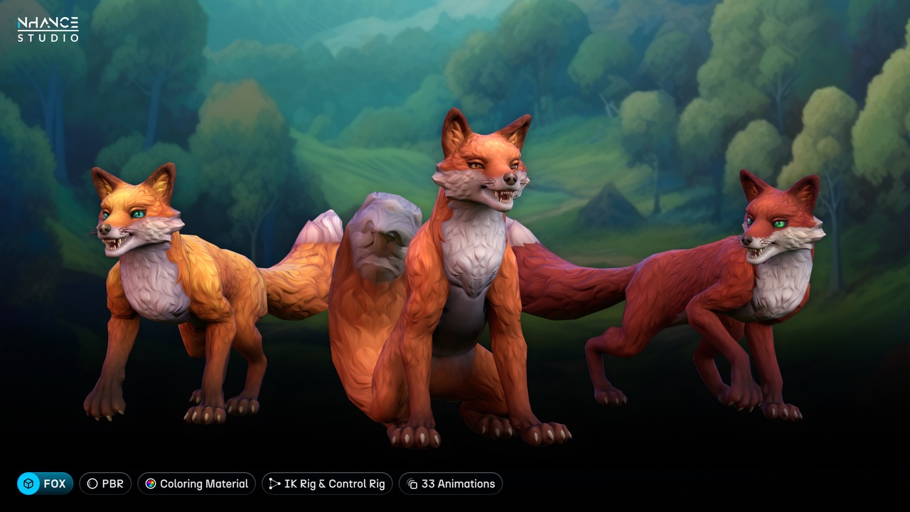 Media 1 for listing Stylized Fox