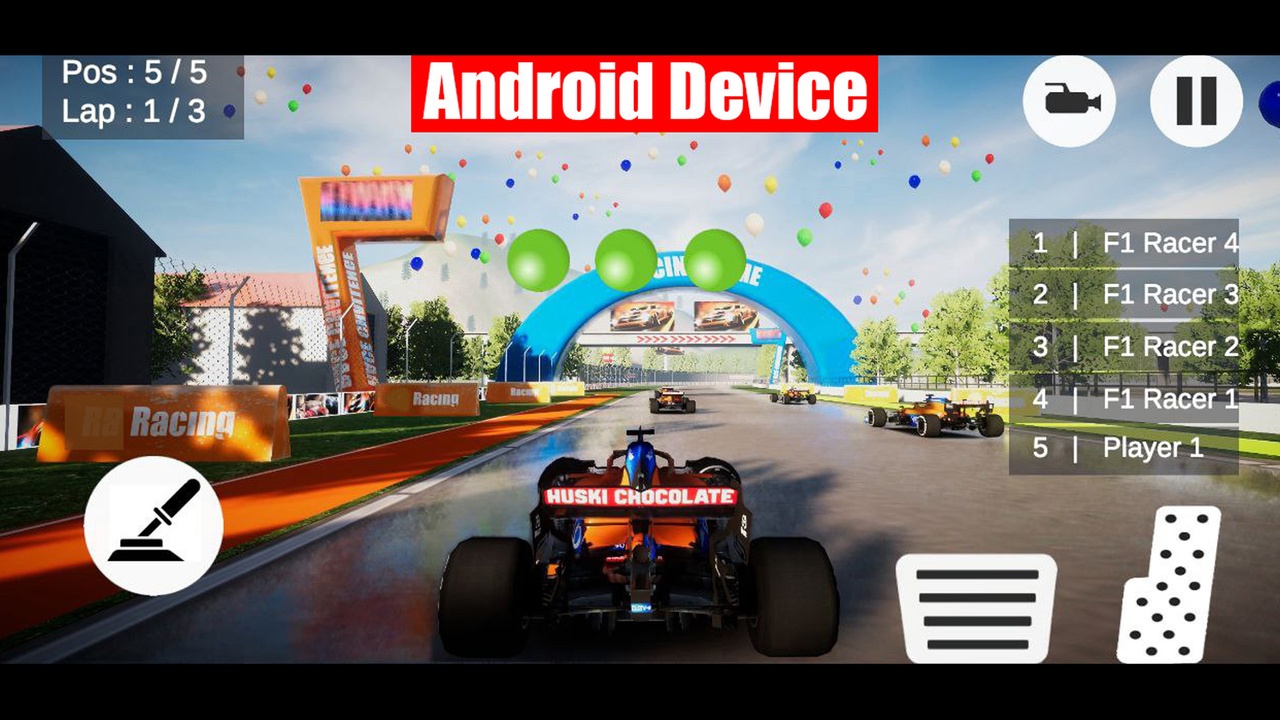 Media 1 for listing F1 Racing Game