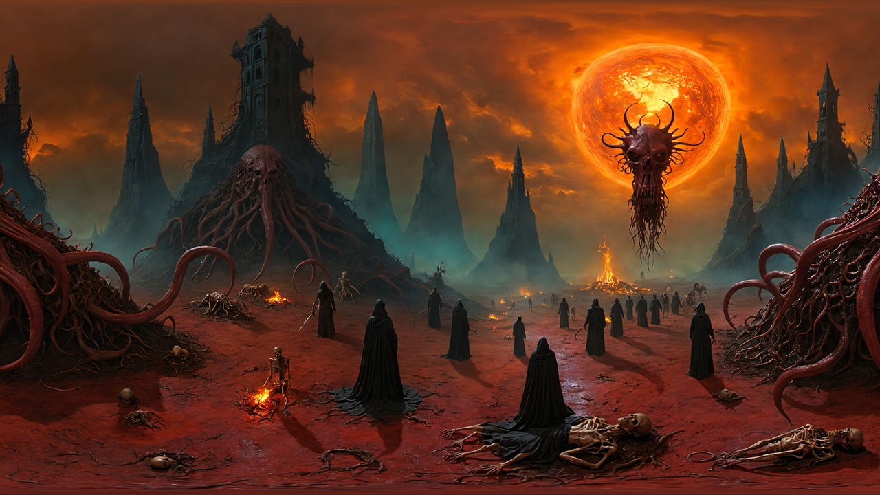 Media 1 for listing HDRI Hellscape Panoramas - 8k