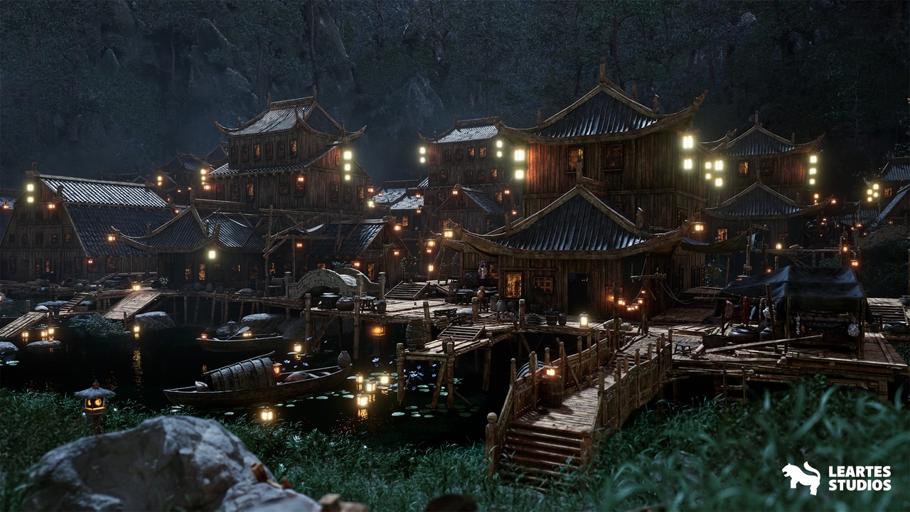 Media 1 for listing Chinese Lakeside Town Environment
