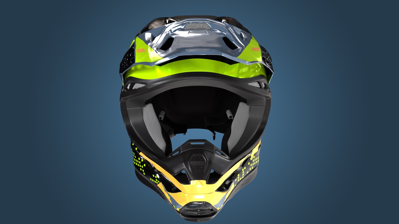 Media 1 for listing Motocross Helmet