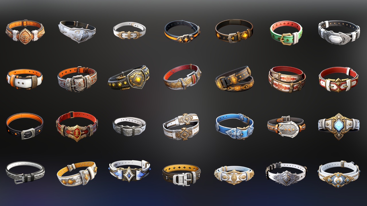 Media 1 for listing Fantasy Belts - Icon Pack