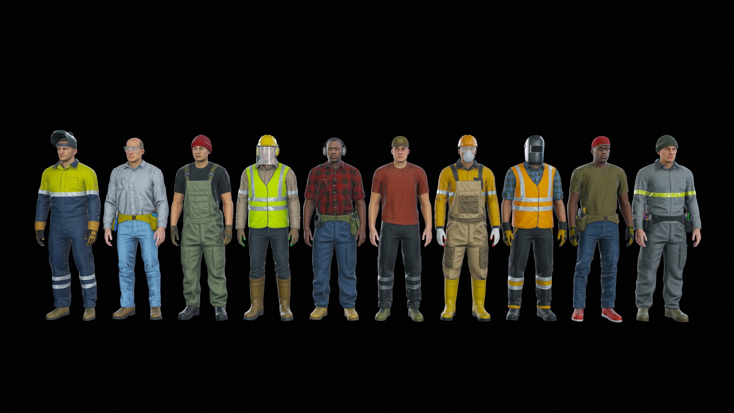 Media 1 for listing Workers Modular Character