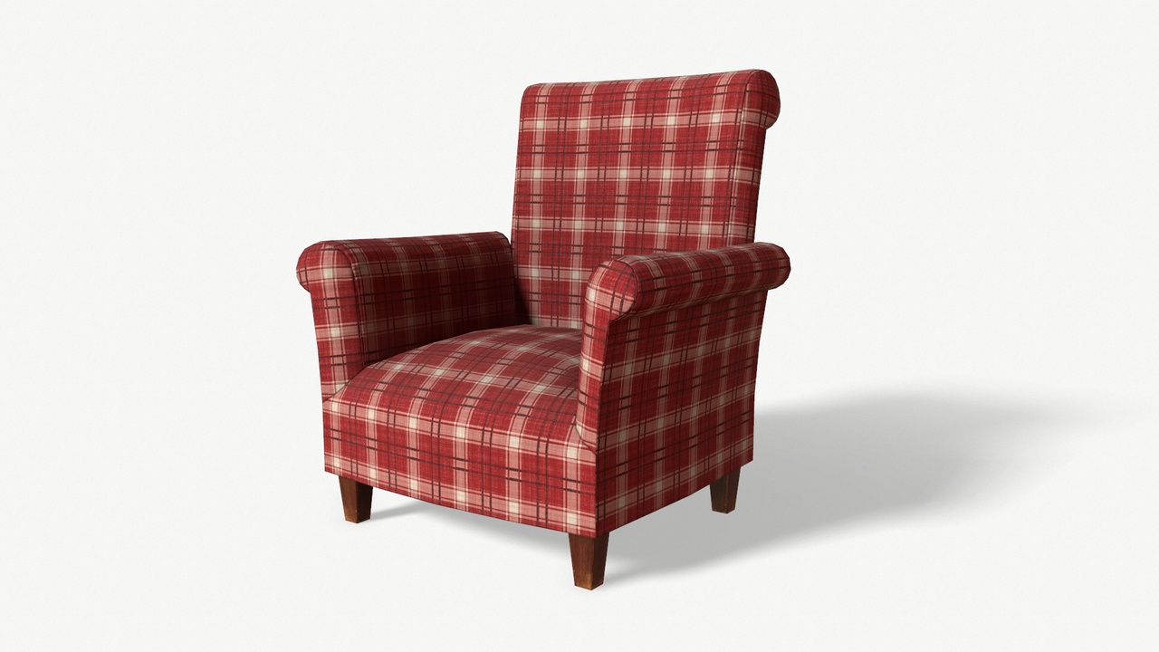 Media 1 for listing Armchair Cranberry