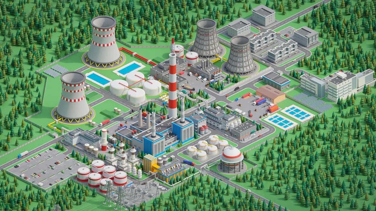 Media 1 for listing Factory - Low Poly 3D Models Pack