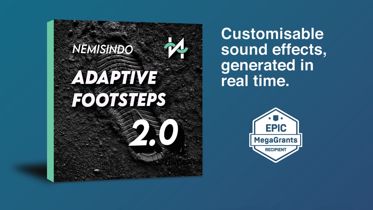 Nemisindo Adaptive Footsteps 2.0 제품 등록을 위한 미디어 1개