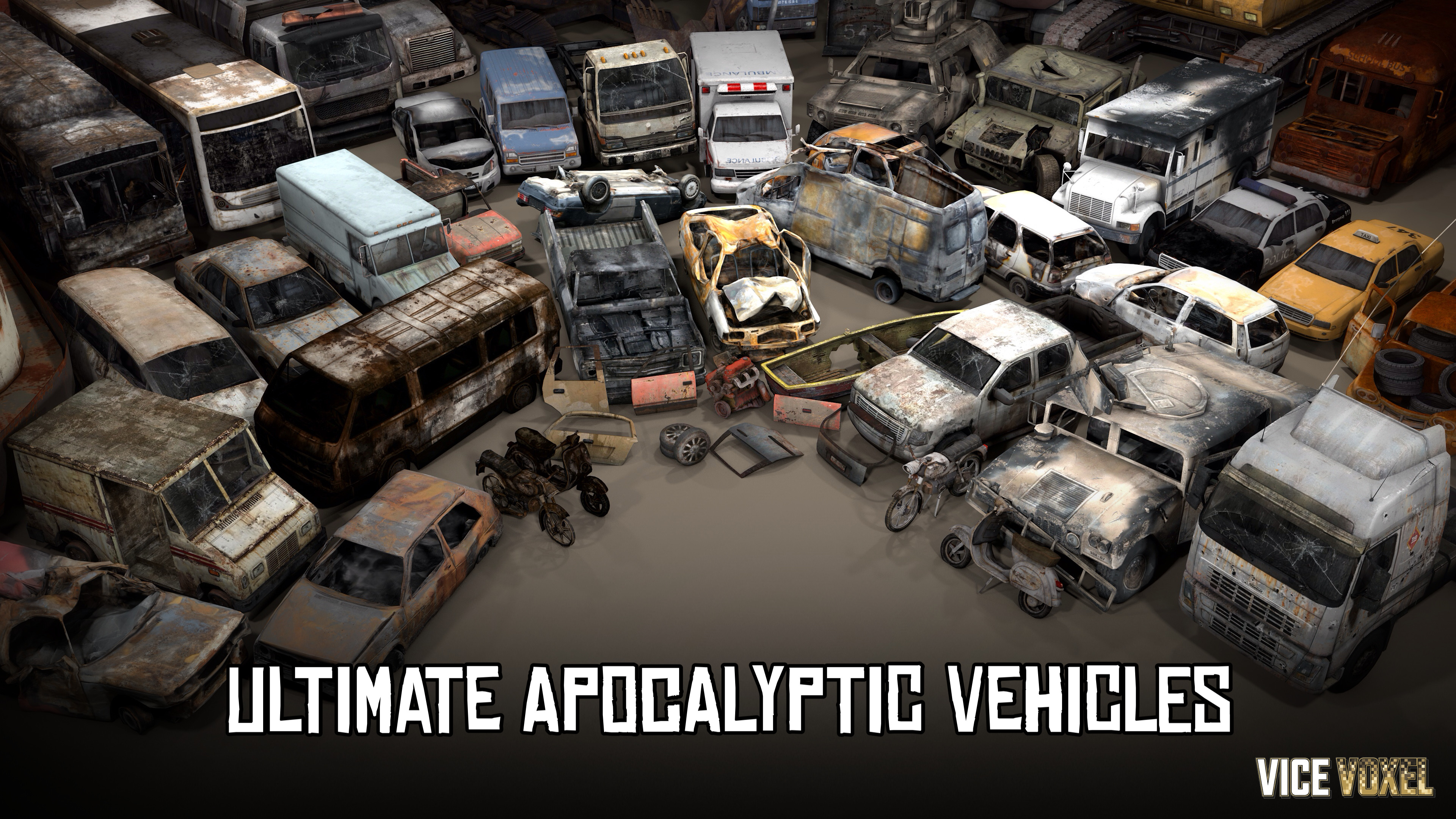 Ultimate Apocalyptic Vehicles 100+ | Fab