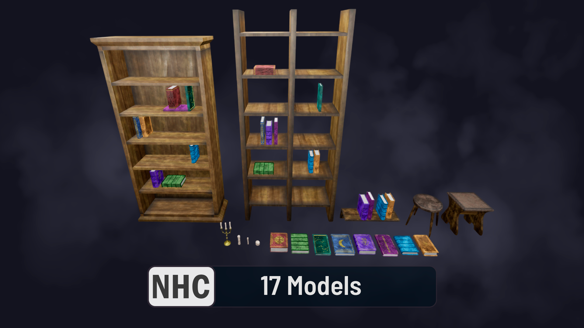 NHC - 3D - Medieval Library | Fab