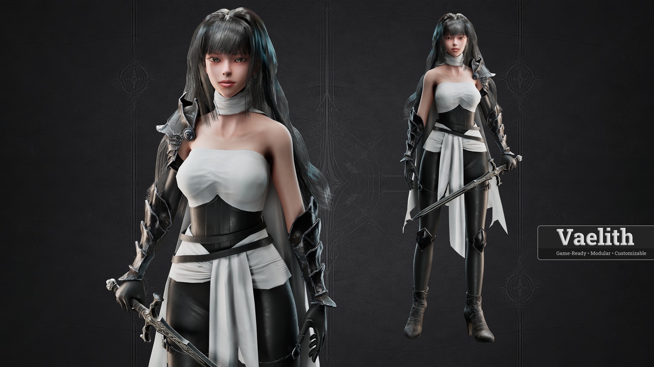 Media 1 for listing Shadow Blade Dancer – Vaelith