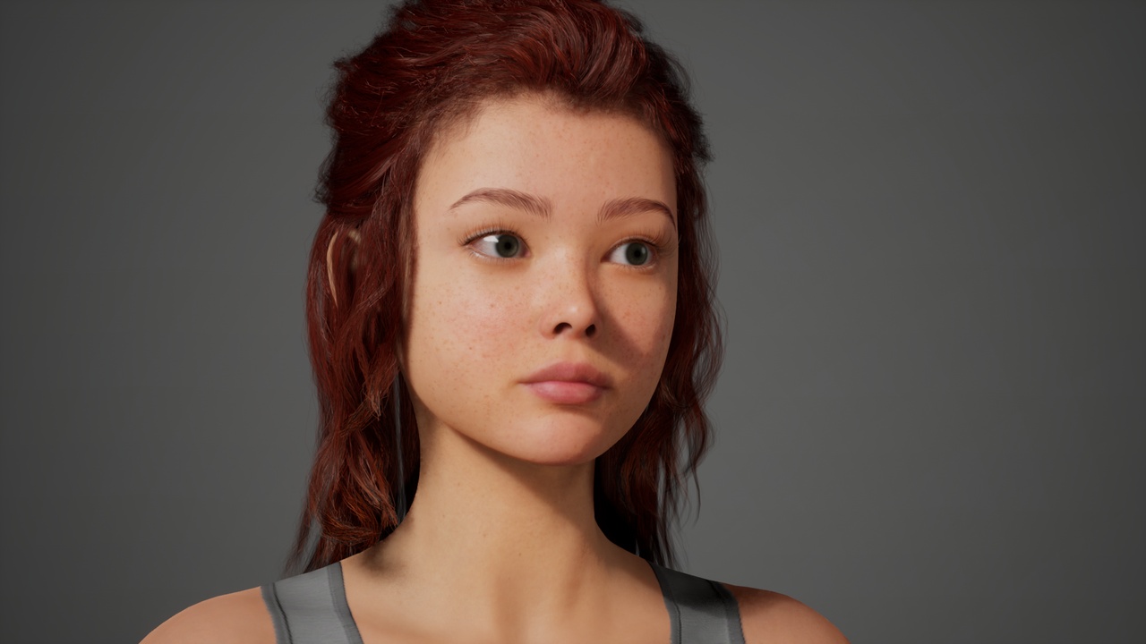Media 1 for listing Elena Veyra -  Realistic MetaHuman Character