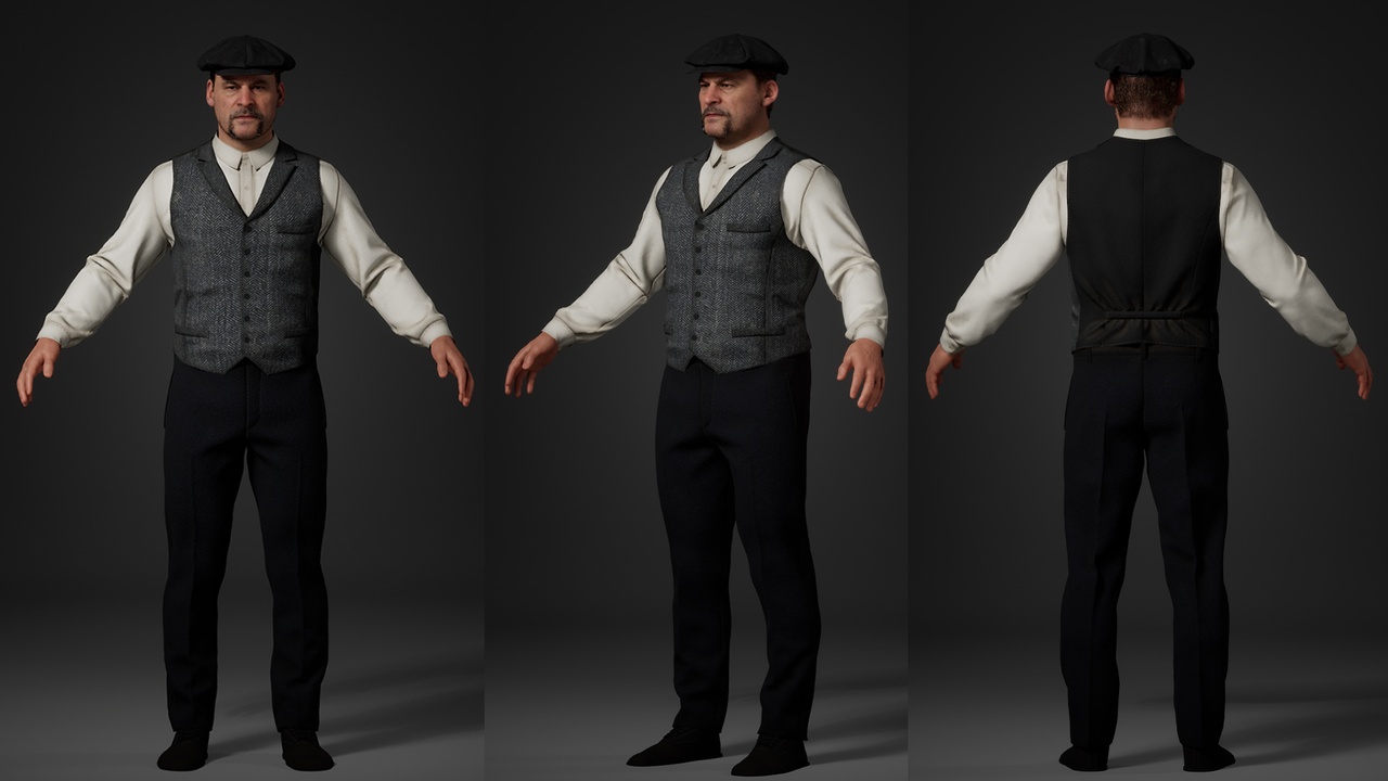 Medium 1 für Eintrag Parametric 1920s Gangsters & Police Outfit Pack for MetaHuman