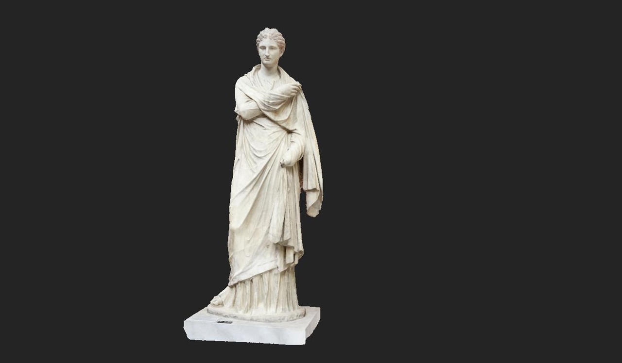 Media 1 for listing Greek Funerary Statue of a Woman from Delos (Small Herculaneum Woman Type)