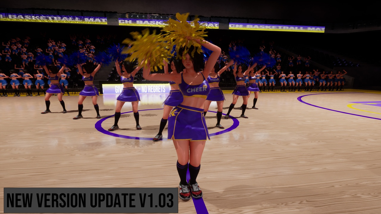 Media 1 for listing Cheerleader and Bastketball court V1.03