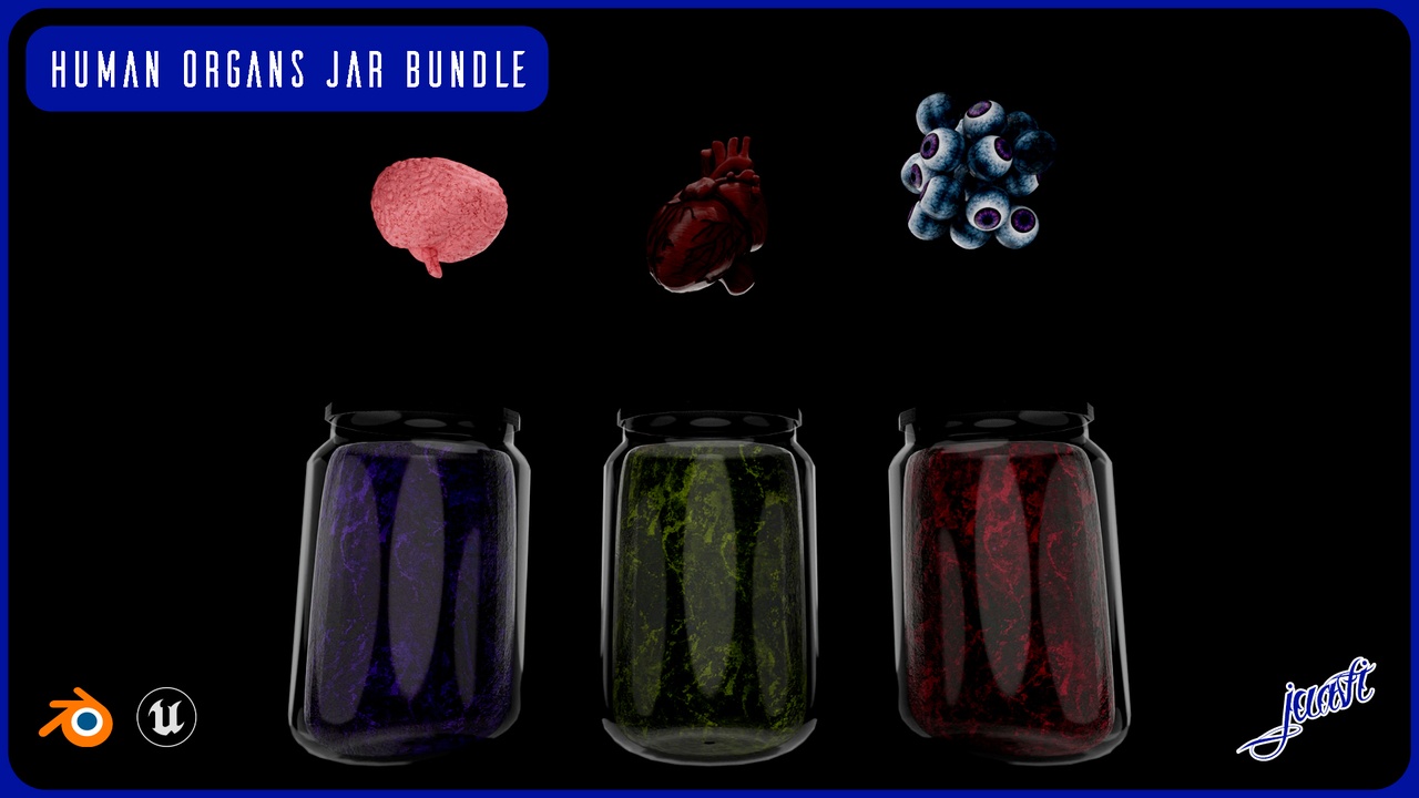 Media 1 for listing HALLOWEEN HUMAN ORGANS BUNDLE
