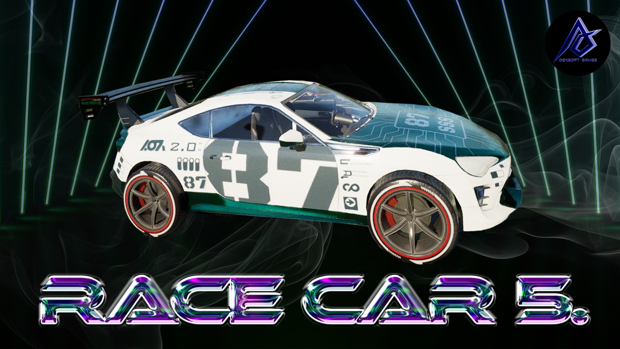 Media 1 for listing Race Car 5. Bundle (Animated and Drivable)
