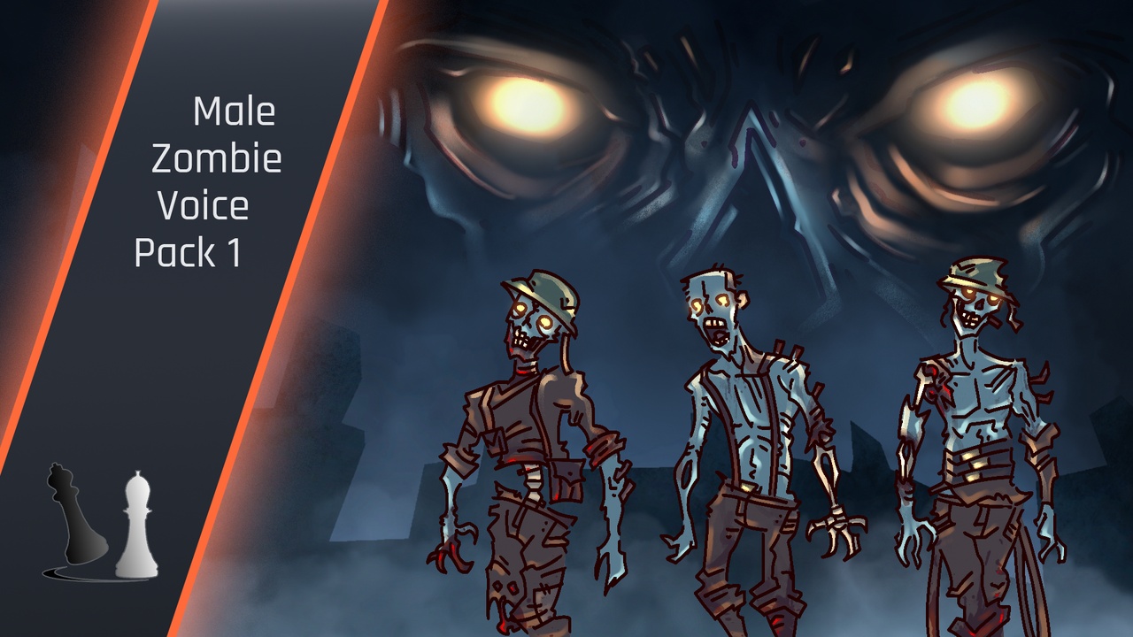 Media 1 for listing Male Zombie Voice Pack - 1