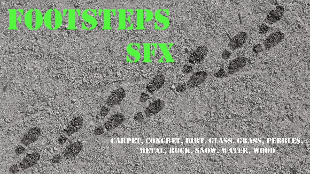 Media 1 for listing Footsteps Ultimate SFX Pack