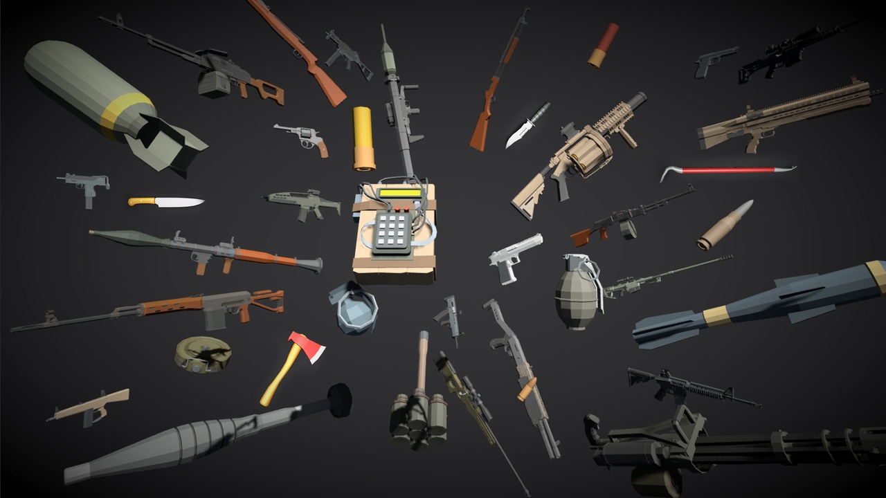 Military Weapons Collection 제품 등록을 위한 미디어 1개