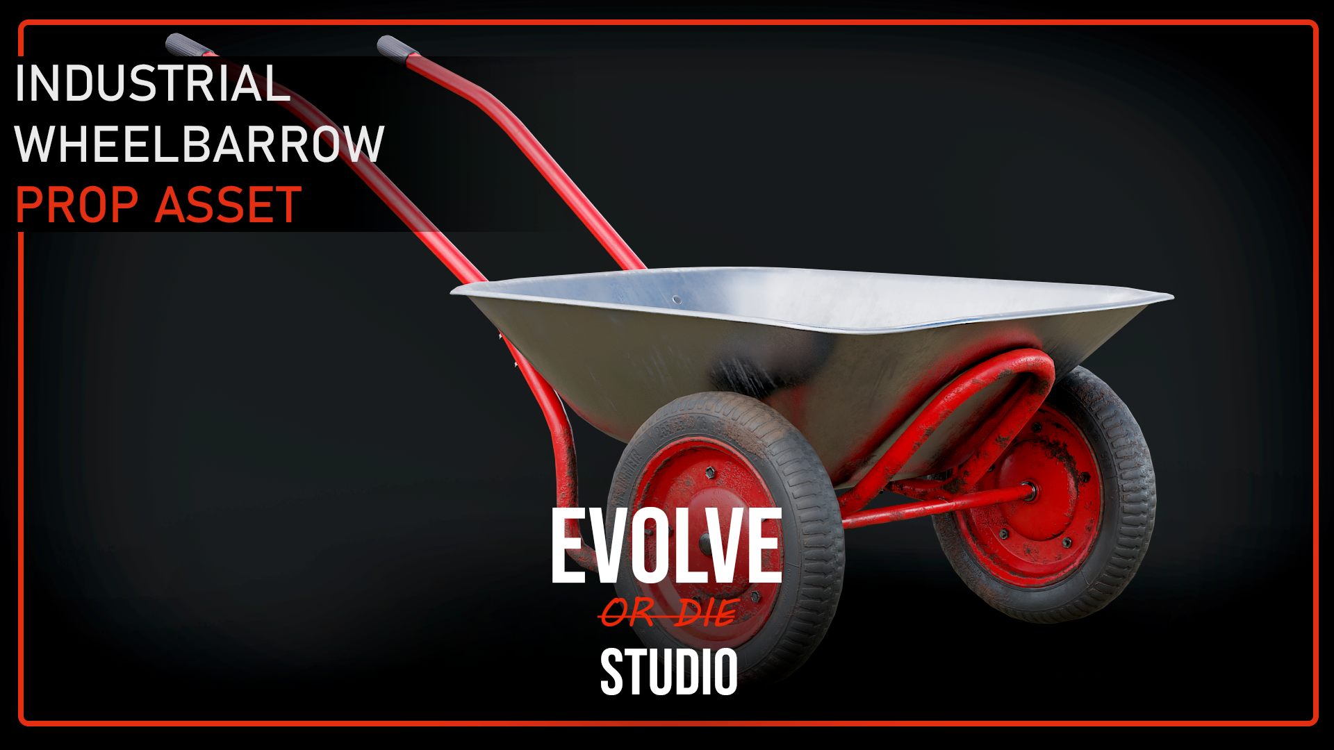 Wheelbarrow Industrial Free 3d Model | Fab