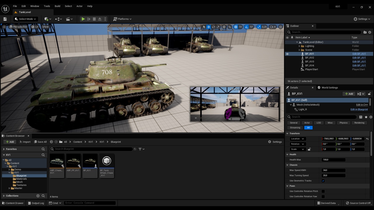 Media 1 for listing Tank Drivable KV1 Battle Tank