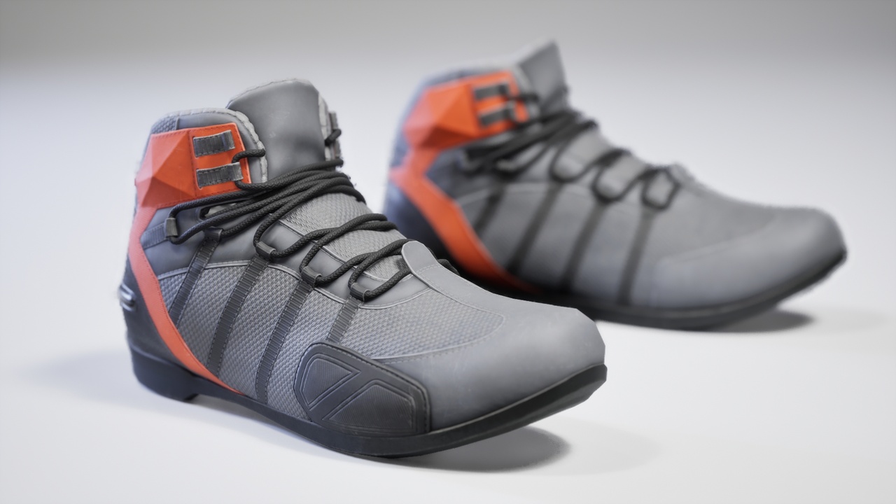 Media 1 for listing Motorcycle Shoes for MetaHuman