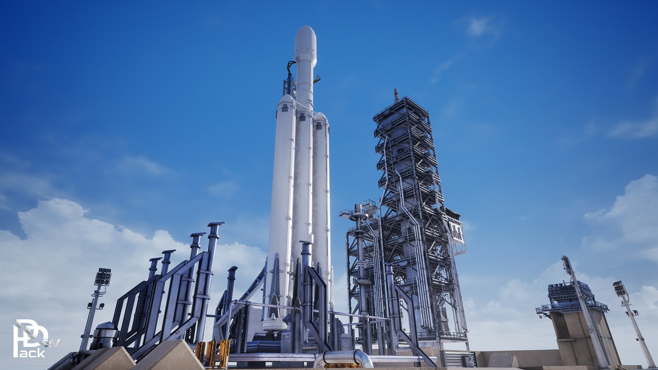 商品 Rocket Launch Pad & Interior / Modular Environment 的媒体 1