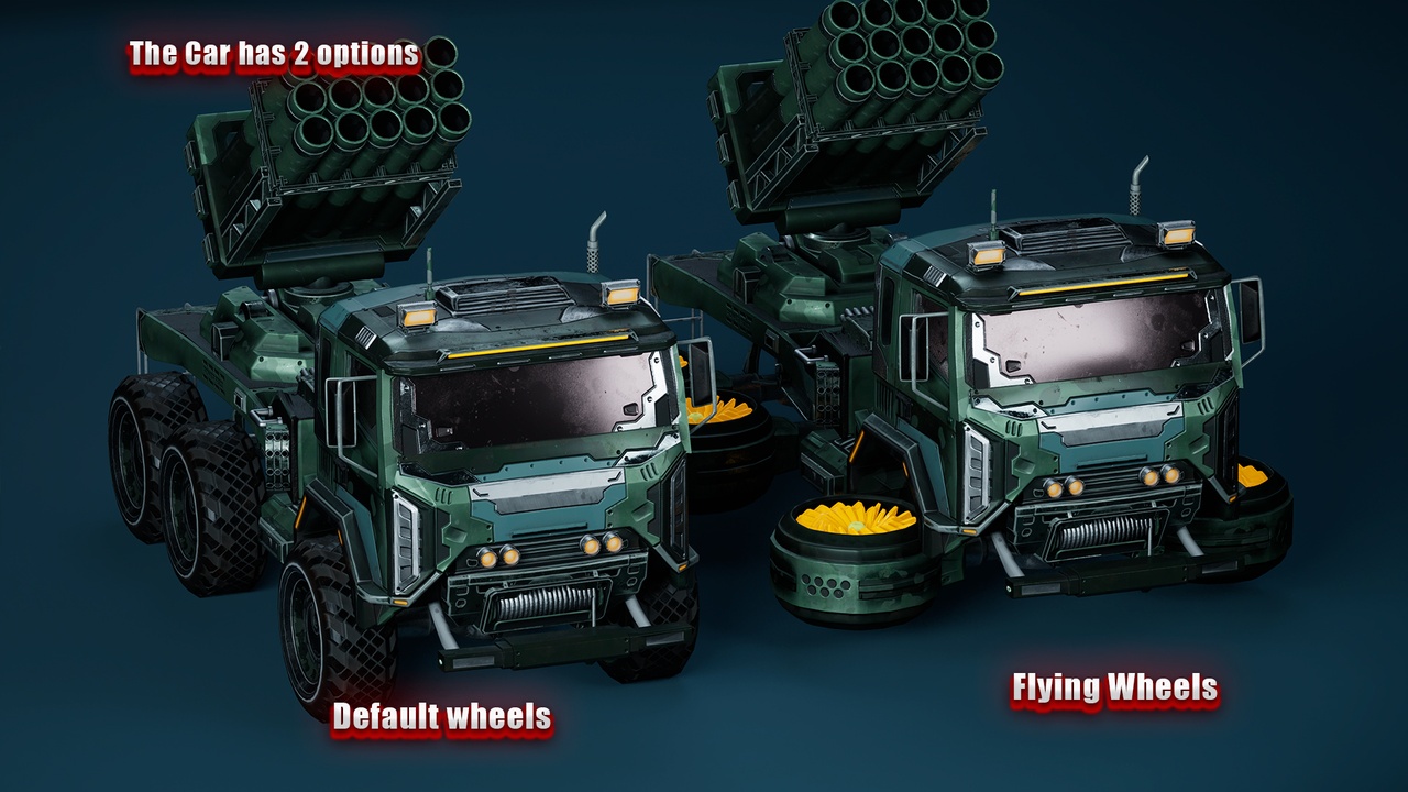 Media 1 for listing Sci-Fi Transport - Truck