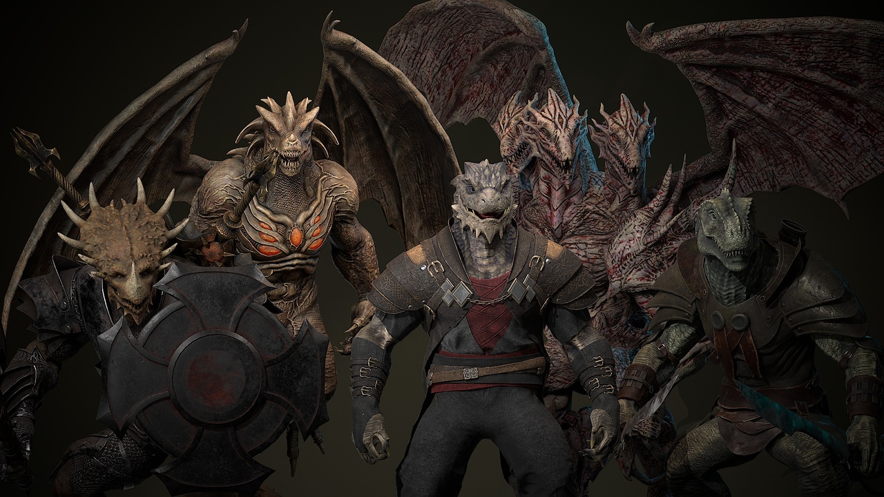 Media 1 for listing Dinosaur Draconid Pack