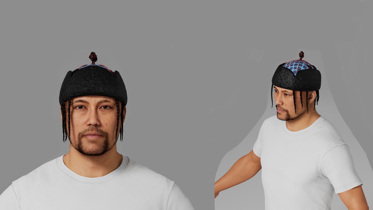 Media 1 for listing Nomadic Traditional Hat For Metahuman - MHPKG