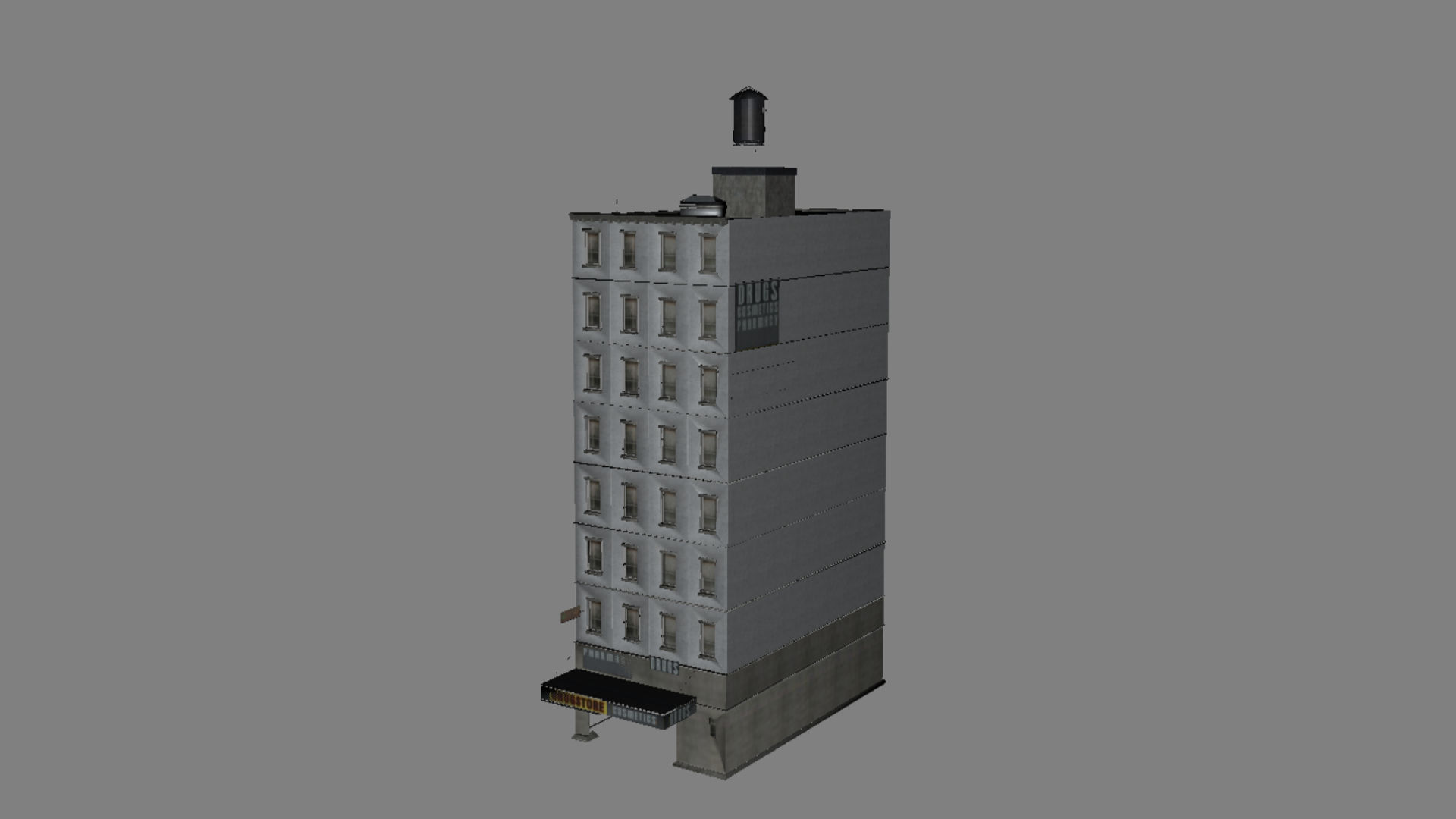 Lowpoly Abandoned Building | Fab