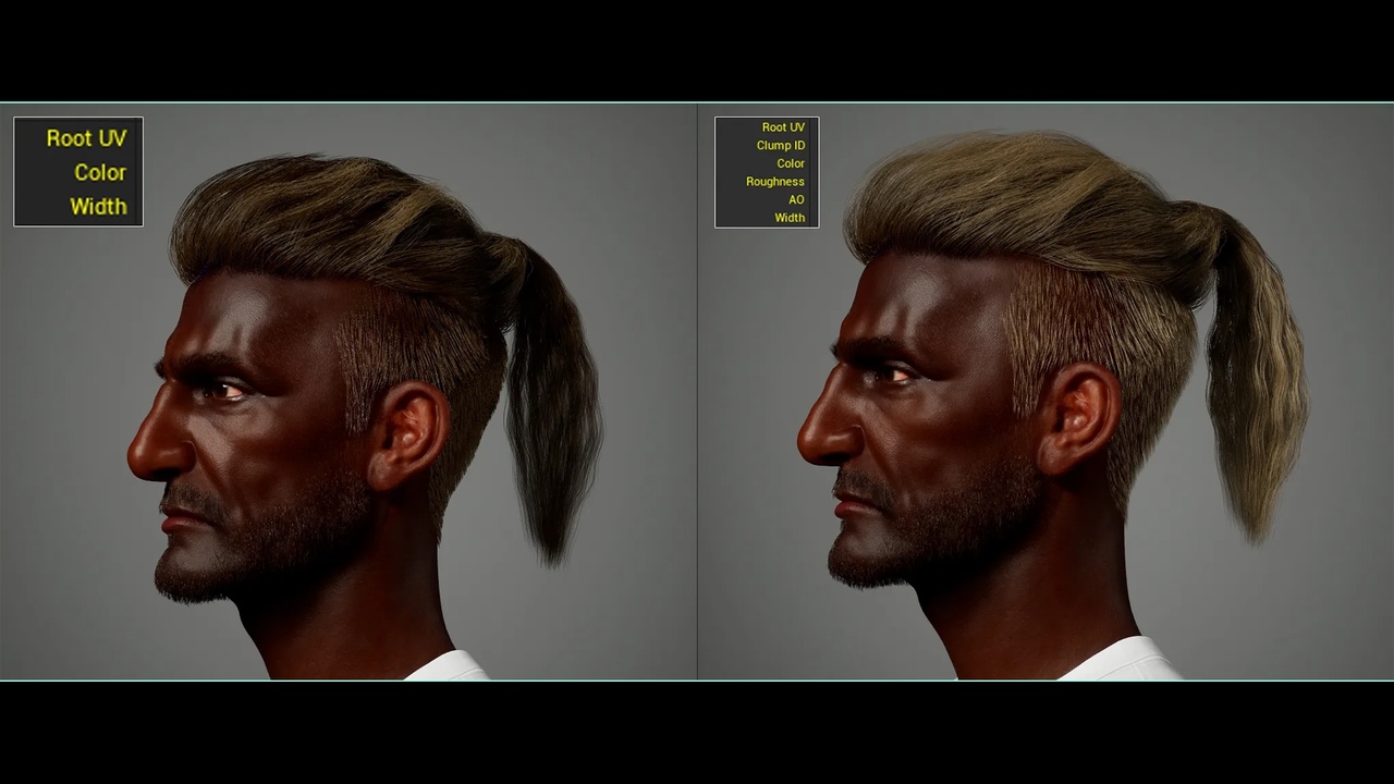 Media 1 for listing GroomForge PRO: Blender to Unreal Groom Export