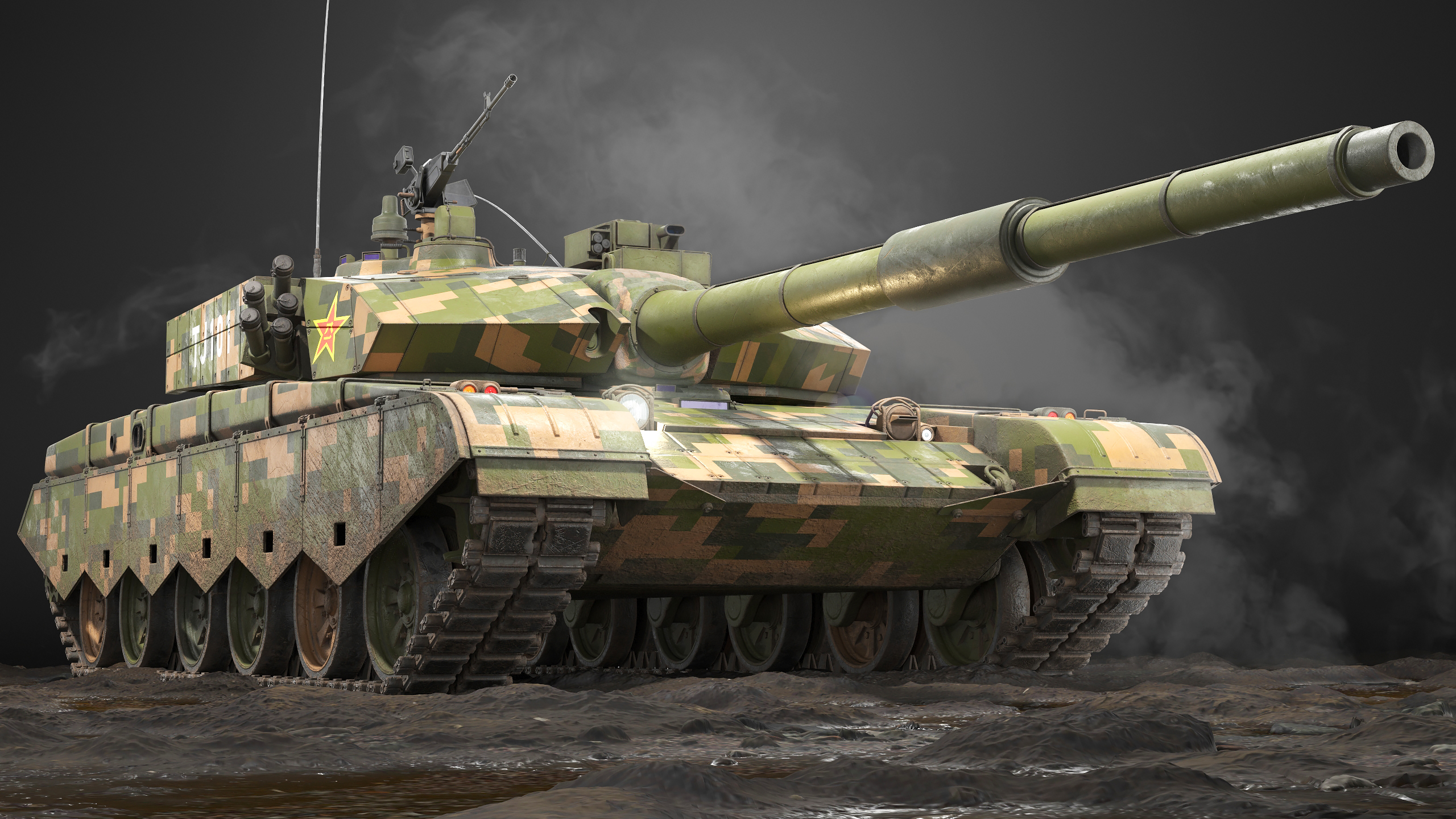 Ztz99 With Rws ZTZ Type 99 Chinese Tank PBR | Fab