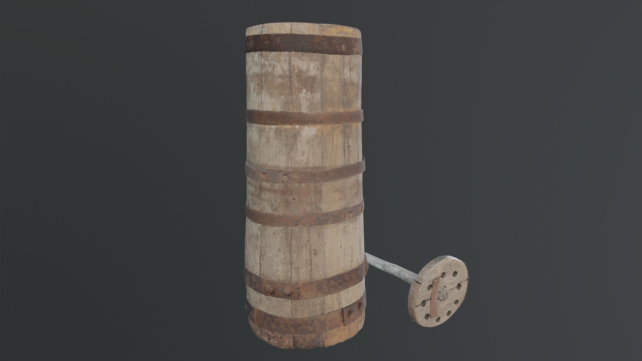 Media 1 for listing Butter churn wooden
