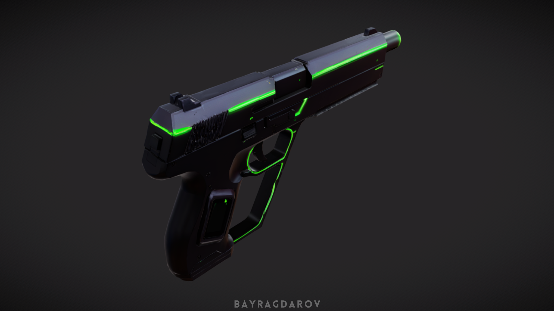 SCI FI PISTOL VERSION 3! | Fab