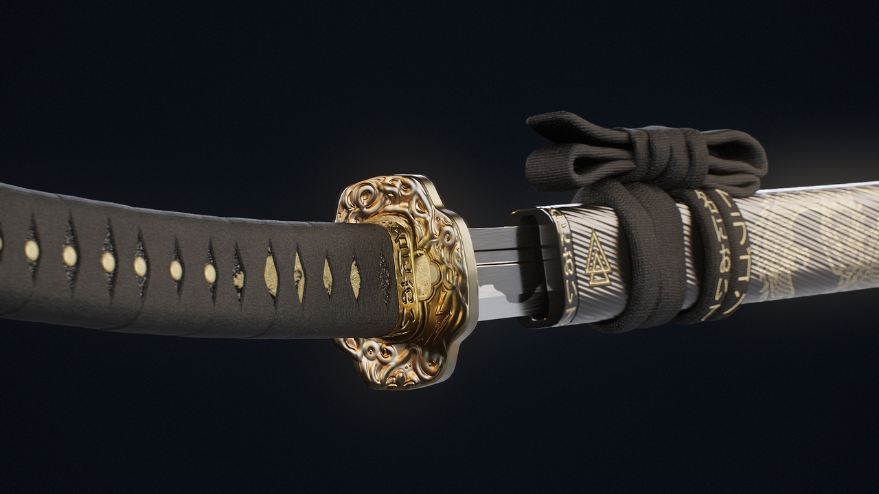 Media 1 for listing Katana Sword Low poly game Ready