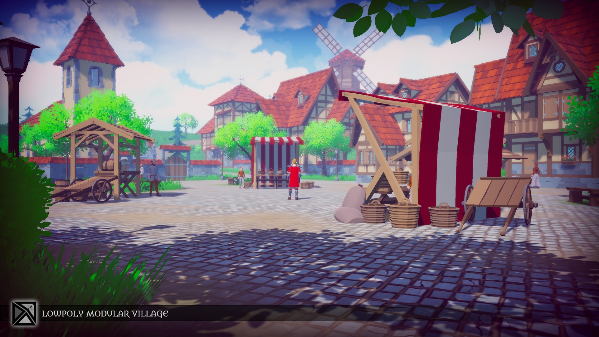 Media 1 for listing Lowpoly Environment - Modular Buildings - Medieval Fantasy Series