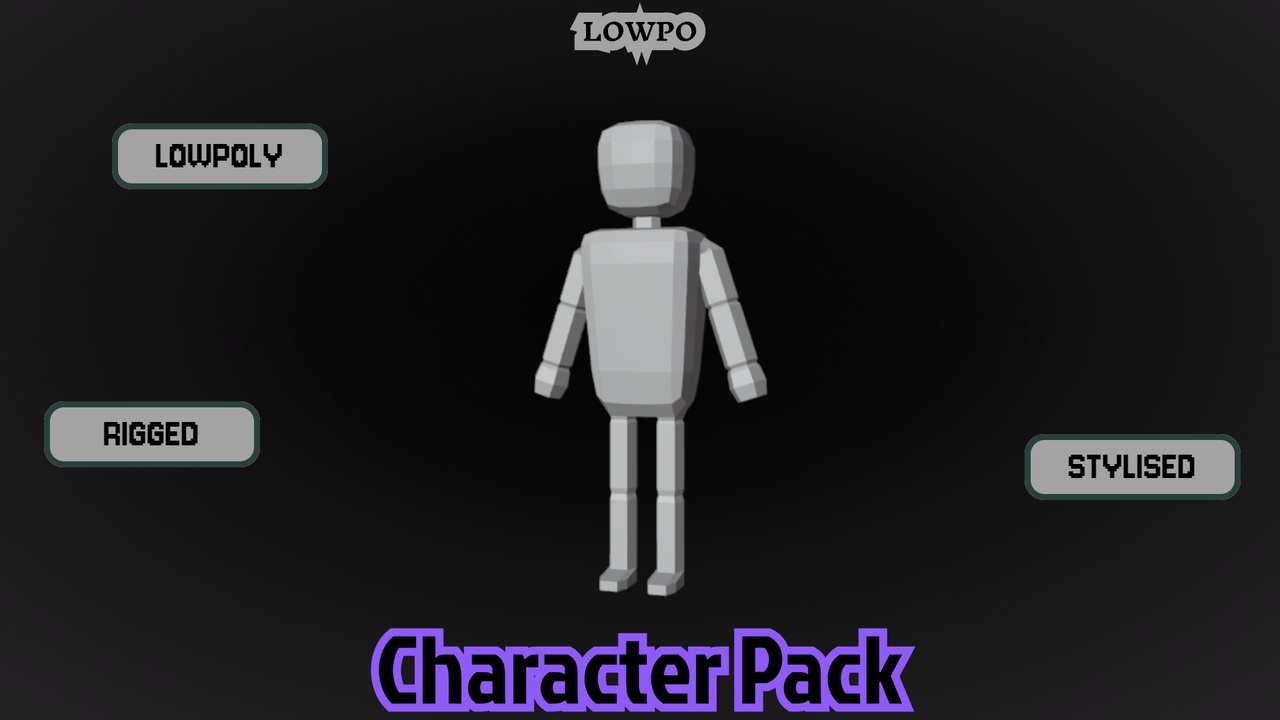 Media 1 for listing LOWPO: Base Male Character Pack