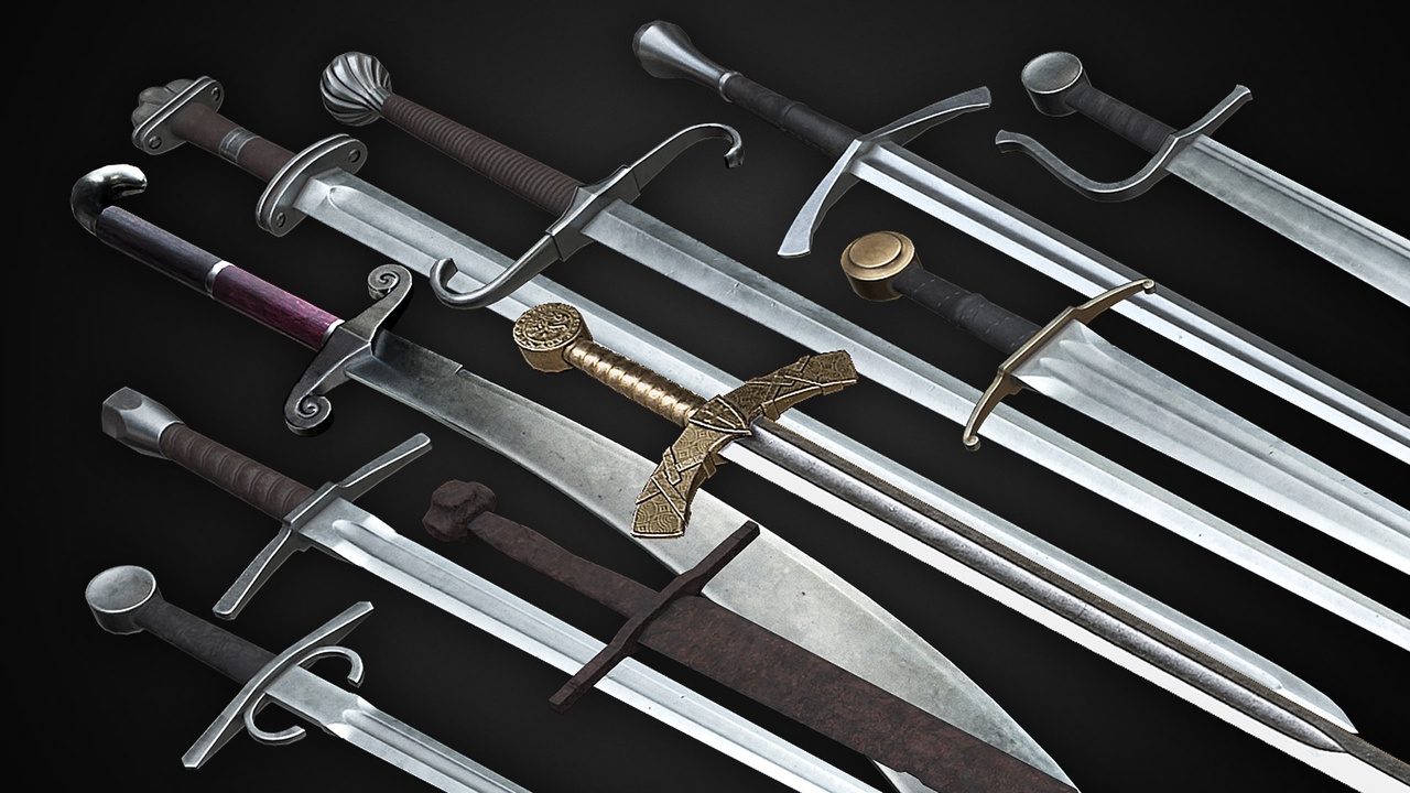 Media 1 for listing Medieval One Hand Swords with Scabbard Pack