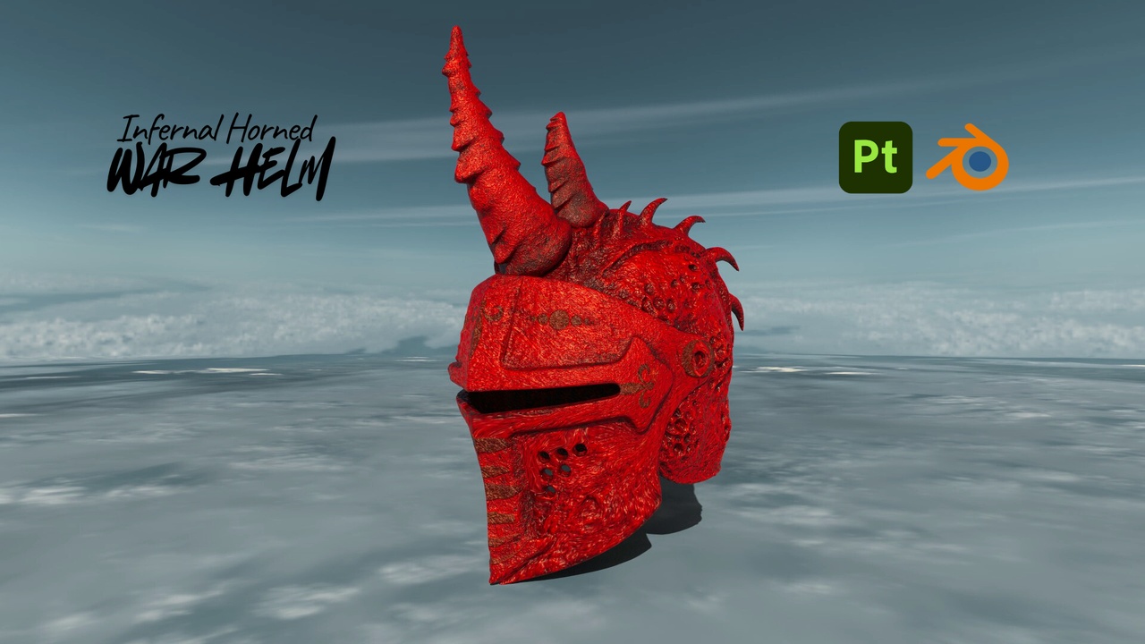 Media 1 for listing Infernal Horned War Helm