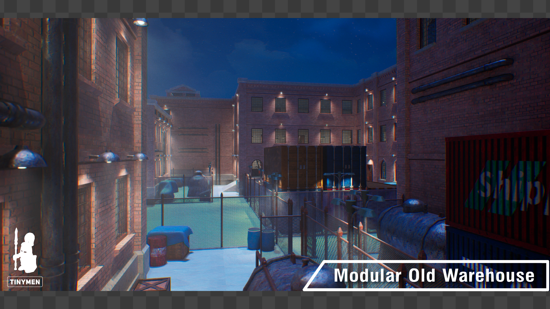 Asset Pack Vol 11 - Modular Old Warehouse | Fab