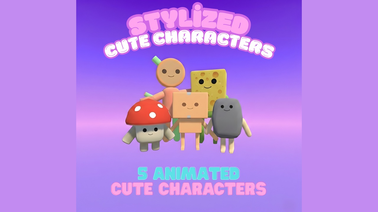 Styleized Cartoon Animation Stylized Cute Characters – Animated | Fab